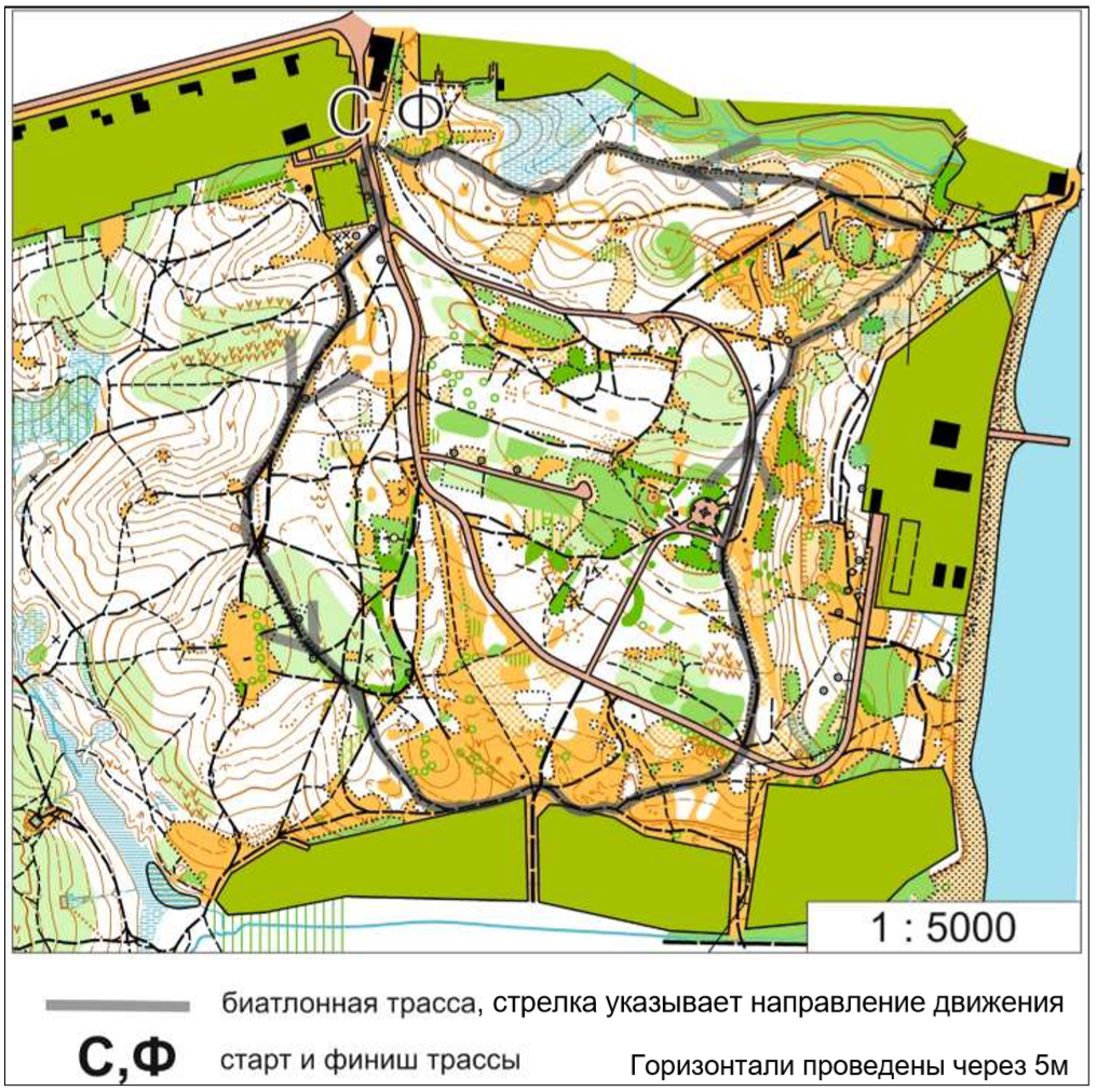 Карта кумысной поляны саратов с тропинками для спортивного ориентирования